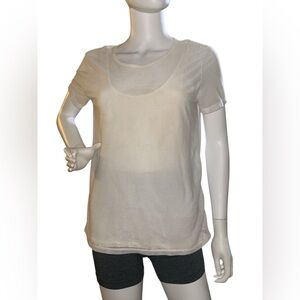 Armani Exchange  Relaxed Blouse Open back with inner top M